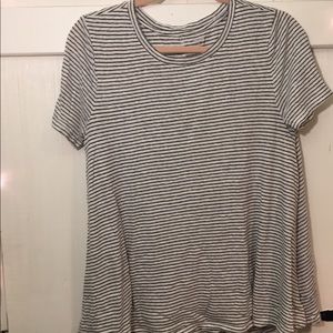 Flowy striped top